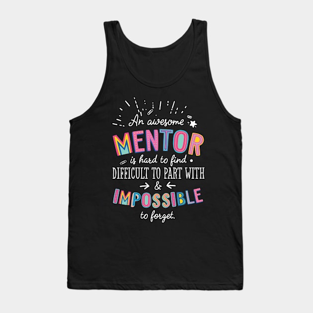 An awesome Mentor Gift Idea - Impossible to Forget Quote Tank Top by BetterManufaktur